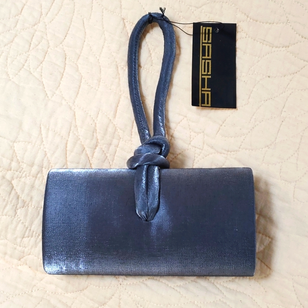 Sasha pewter cocktail purse